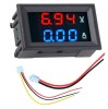 Voltmetru Ampermetru Digital DC 4-30V 0-50A, Display LED Rosu/Albastru, Tester Voltaj Curent, Fara Shunt