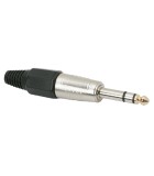 Mufa JACK executie ranforsat stereo 6.3 mm tata, Oem