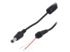 Cablu DC 6,3/3,0 Negru 1,2m, Akyga