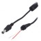 Cablu DC 6,3/3,0 Negru 1,2m