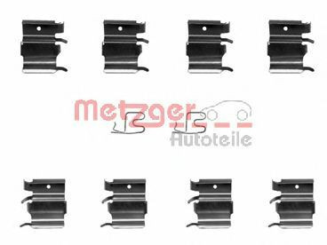 Set accesorii, placute frana SUZUKI GRAND VITARA II (JT) (2005 - 2016) METZGER 109-1244 foto