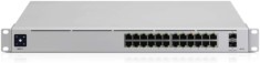 SWITCH UBIQUITI, porturi Gigabit x 24, SFP+ x 2, managed, rackabil, carcasa metalica, &quot;USW-PRO-24&quot; (timbru verde 2 lei)