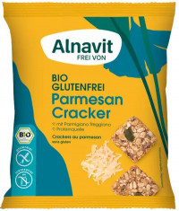 Crackers cu parmezan fara gluten, bio, 75g Alnavit foto