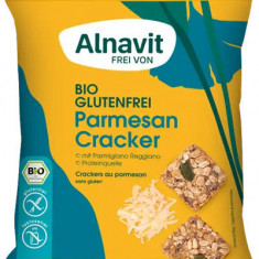 Crackers cu parmezan fara gluten, bio, 75g Alnavit