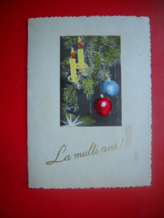HOPCT 9085 LA MULTI ANI / -FELICITARE CRACIUN / AN NOU -2 FILE -CIRCULATA