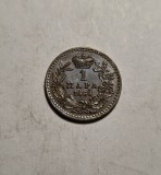 Serbia 1 Para 1868 UNC Superba Piesa de Colectie, Europa