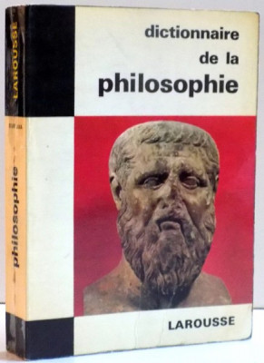 DICTIONNAIRE DE LA PHILOSOPHIE , DE DIDIER JULIA , 1964 foto