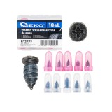 Set suruburi pentru repararea anvelopelor, 10 bucati, Geko G71221