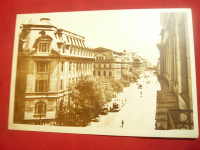 Ilustrata Bucuresti - Bdul Republicii anii &amp;#039;50 RPR foto