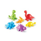 Set pentru sortat si numarat - Dinozauri jucausi (72 piese)