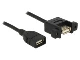 Cablu USB 2.0 DELOCK 1m USB A la USB A Negru 480Mbps 85460
