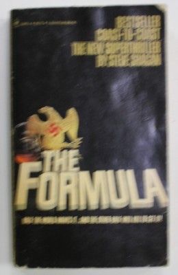 THE FORMULA by STEVE SHAGAN , a novel , 1980 foto
