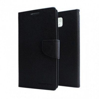 Husa Mercury Fancy Diary iPhone 6 Plus (5,5inch ) Negru Blister foto