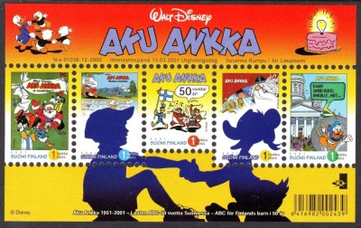 FINLANDA 2001 DISNEY DESENE ANIMATE foto