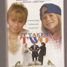 Casete video VHS - Olsen Sisters - It takes Two - Limba Engleza