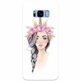 Husa silicon pentru Samsung S8 Plus, Unicorn Girl