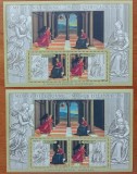 FRANTA-PICTURI de le LUVRU-2COLITE-MNH-NESTAMPILATA, Nestampilat