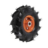 Roata tractor Micul Fermier 3.50-4 cu anvelopa agricola pentru aderenta