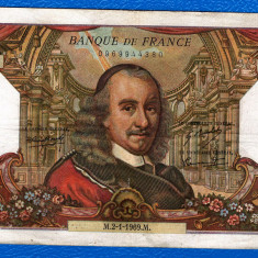 (9) BANCNOTA FRANTA - 100 FRANCS 1969 (02.01.1969), PORTRET PIERRE CORNEILLE