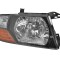 Far Mitsubishi Pajero 01.2003-08.2006 DEPO partea Dreapta, tip bec H4 fara motoras, culoare rama argintiu