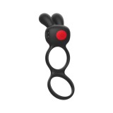 Inel penis Rabbit Ears Negru