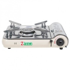 Aragaz camping Inox aprindere electrica 2.5Kw crem Zilan ZTS5621 foto