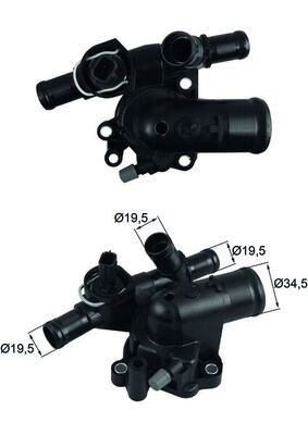 MAHLE TI 248 83 termostat,lichid racire foto