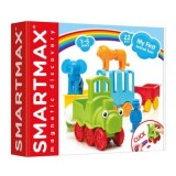 Joc magnetic Smart Max, My First Animal Train, Primul meu tren de animale, 22 piese