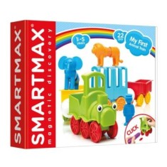 Joc magnetic Smart Max, My First Animal Train, Primul meu tren de animale, 22 piese