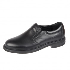 Pantofi barbati piele naturala Dyany Kamik - negru - Fabricat în Bucovina