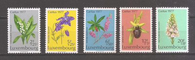 Luxemburg 1977 - Plante protejate, MNH foto