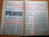 gazeta cooperatiei 8 august 1969-oraul hunedoara,delta dunarii,congresul al 10