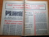 gazeta cooperatiei 8 august 1969-oraul hunedoara,delta dunarii,congresul al 10