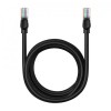 PATCH CORD UTP Baseus Cat5, fire din cupru, round cable, viteza maxima 1 Gbps, PVC, 3m, negru &quot;B00133206111-04&quot; (timbru verde 0.08 lei) - 693217263702