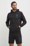 Puma bluza PUMA X PLAYSTATION barbati, culoarea negru, cu glugă, cu imprimeu, 624678