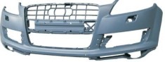Bara fata Audi Q7 (4L), 10.2005-09.2009, grunduita, cu gauri pentru spalatoare faruri, 4L0807233, foto