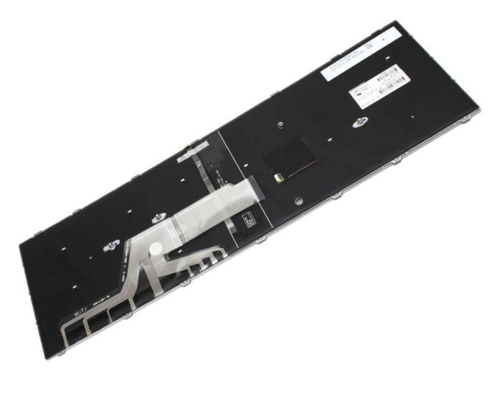 Tastatura HP Argintie L01027 B31 iluminata backlit si Trackpoint, ProBook 450 G5 iluminata backlit si