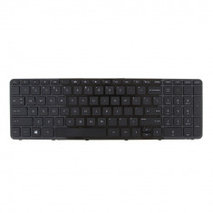 Tastatura Laptop HP 255-G3 neagra us cu rama foto