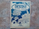 DESTINY (DESTINEE, SCHICKSAL) &ndash; VALSE BOSTON von Sydney Baynes, Edition C.M. Roehr