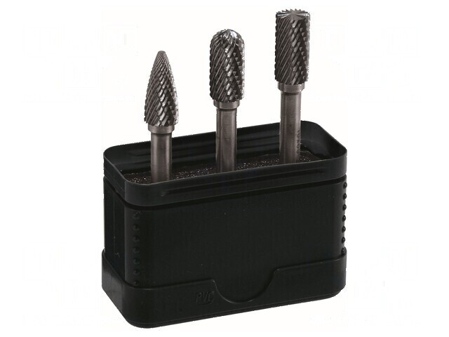 Burghiu metalic pentru freză biax - set de 3 bucăți