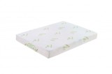 Saltea ortopedica Wolke Memory Bamboo 160x200x20 cm, husa detasabila cu fermoar, 1 cm spuma memory gel, 19 cm spuma poliuretanica de baza, fermitate m