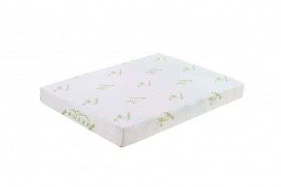 Saltea ortopedica Wolke Memory Bamboo 180x200x20 cm, husa detasabila cu fermoar, 1 cm spuma memory gel, 19 cm spuma poliuretanica de baza, fermitate m foto