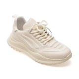 Pantofi sport GRYXX albi, 8831, din piele naturala