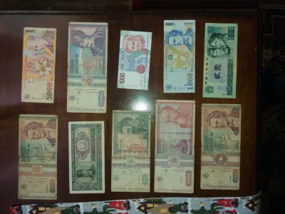 Colecție bancnote foto