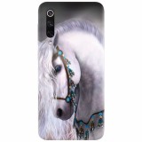 Husa silicon pentru Xiaomi Mi 9, White Horse