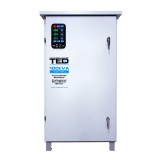 Stabilizator TED Electric retea maxim 100KVA-SVC cu servomotor trifazat-trifazat pentru exterior IP65 TED007520, A0117040