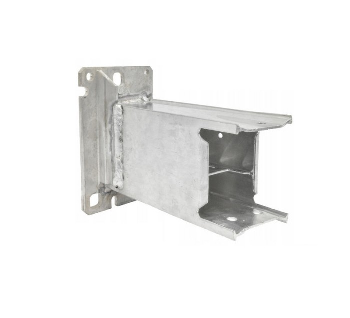 Suport armatura bara protectie Audi A4/S4 (B8), 11.2007-10.2011; A5/S5 (B8), 03.2007-10.2011, montare fata, dreapta, aluminiu, RapidAuto
