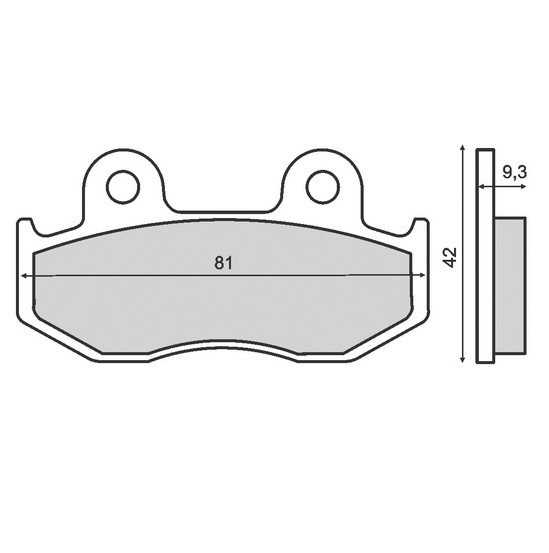 Set placute frana &ndash; Honda Lead &ndash; Dylan &ndash; Nes &ndash; SH &ndash; 100-125-150cc (RMS)