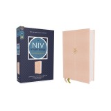 NIV Study Bible, Fully Revised Edition (Study Deeply. Believe Wholeheartedly.), Cloth Over Board, Pink, Red Letter, Comfort Print