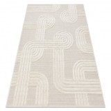 Covor SANTO SISAL 1001 geometric alb, 120x170 cm